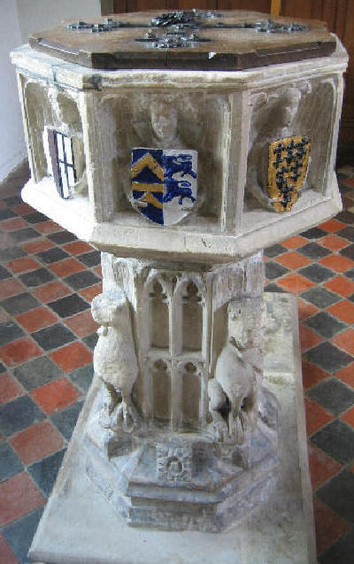 St Mary Bures Church Font